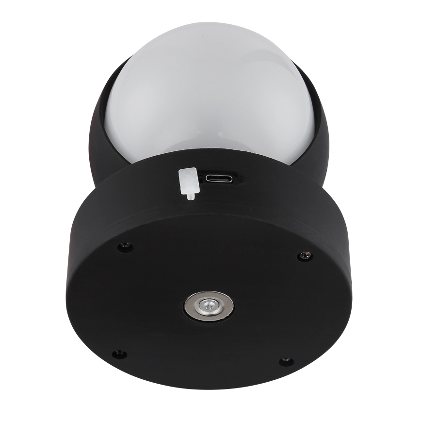 Globo - LED dimmbares, wiederaufladbares Touch-Wandleuchte LED/1,4W/5V 1800 mAh schwarz