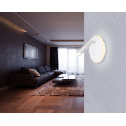 Globo  - LED-Wandstrahler LED/6W + LED/1W/230V