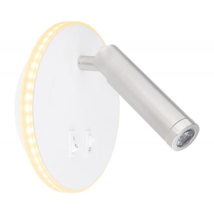 Globo  - LED-Wandstrahler LED/6W + LED/1W/230V