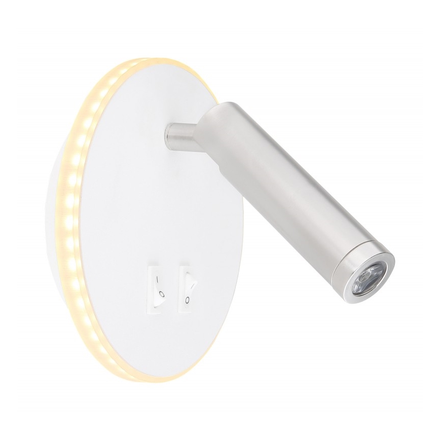 Globo  - LED-Wandstrahler LED/6W + LED/1W/230V