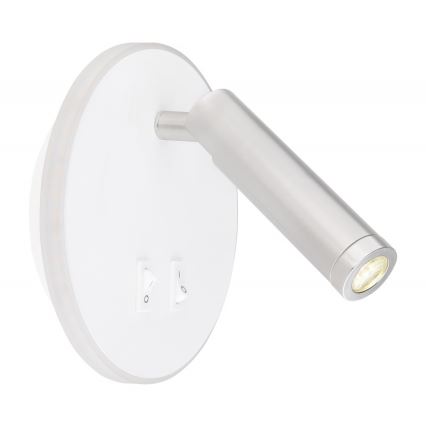 Globo  - LED-Wandstrahler LED/6W + LED/1W/230V