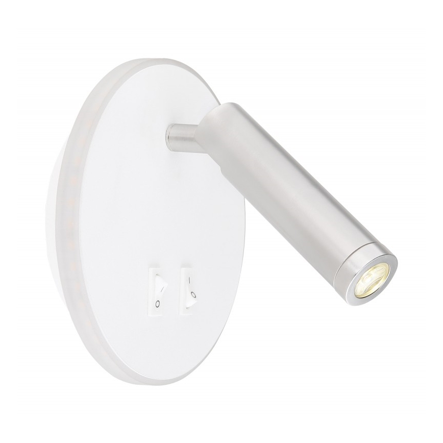 Globo  - LED-Wandstrahler LED/6W + LED/1W/230V