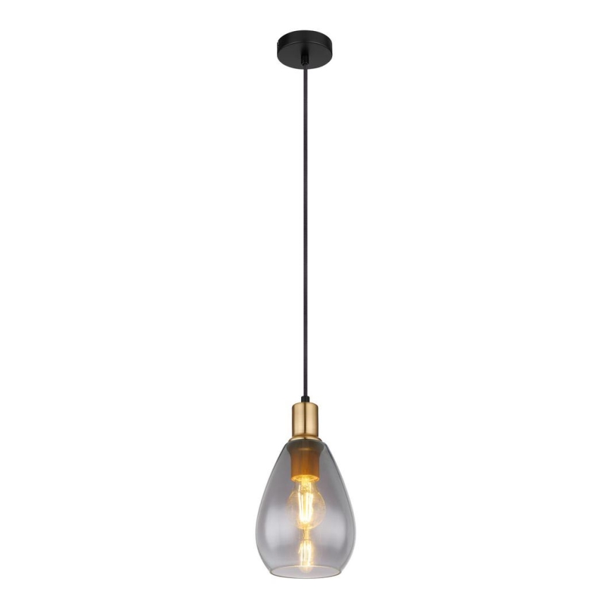 Globo - Deckenleuchte an Kabel 1xE27/40W/230V Messing