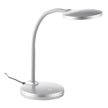 Globo - Dimmbare, flexible LED-Touch-Tischleuchte LED/4,6W/230V silbern