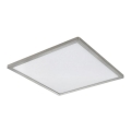 Globo - Dimmbare LED-Deckenleuchte für Badezimmer LED/18W/230V 29,4x29,4 cm IP44 matt Chrom