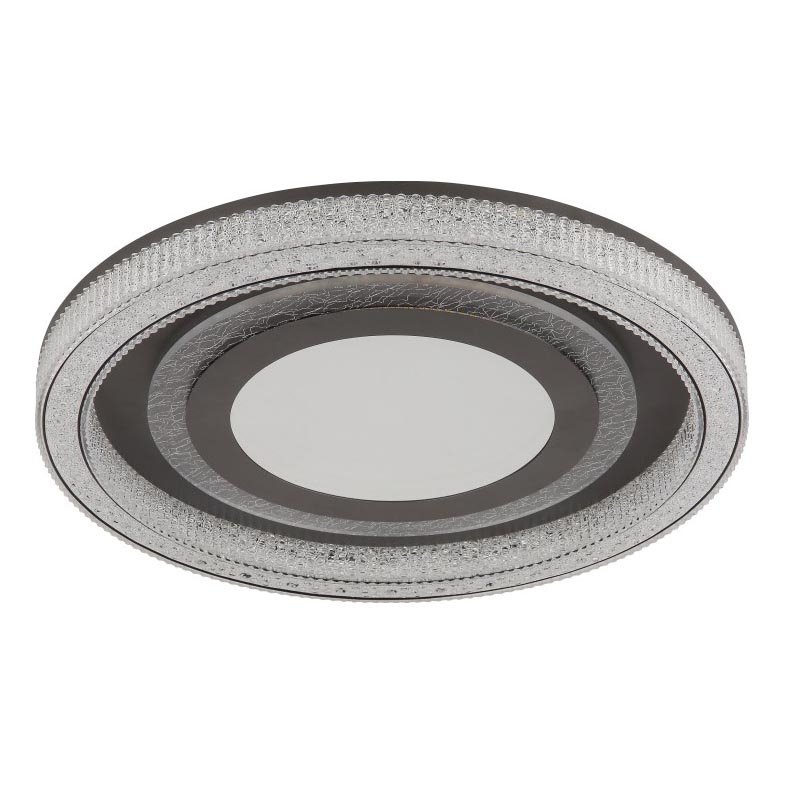 Globo - Dimmbare LED-Deckenleuchte LED/48W/230V 2700-6000K d 48 cm anthrazit + Fernbedienung
