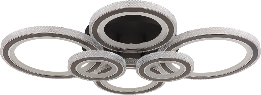 Globo - Dimmbare LED-Deckenleuchte LED/60W/230V 2700-6000K 56x78 cm anthrazit + Fernbedienung