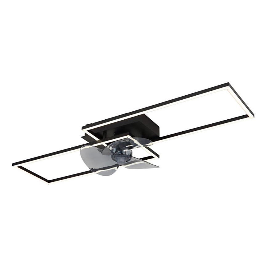 Globo - Dimmbare LED-Deckenleuchte mit Ventilator LED/38W/230V 3000-6500K + Fernbedienung