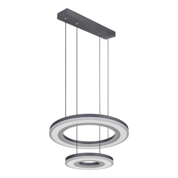 Globo - Dimmbare LED-Hängeleuchte LED/50W/230V 2700-6000K d 50 cm schwarz + Fernbedienung