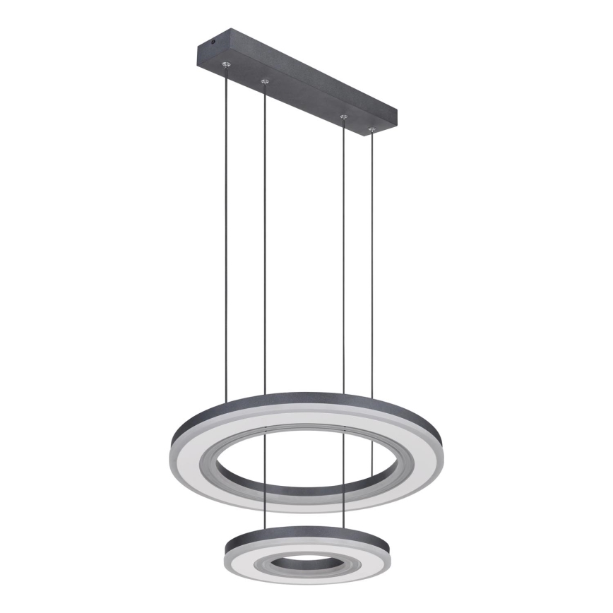 Globo - Dimmbare LED-Hängeleuchte LED/50W/230V 2700-6000K d 50 cm schwarz + Fernbedienung