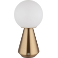 Globo - Dimmbare LED-Outdoor-Tischleuchte mit Touch-Funktion LED/1,5W/5V 3000/4500/6500K 1800 mAh IP41 kupfern