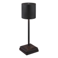 Globo - Dimmbare LED-Tischlampe mit Touch-Bedienung und Akku, 1,5 W/5 V, 2200 mAh, schwarz