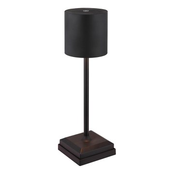 Globo - Dimmbare LED-Tischlampe mit Touch-Bedienung und Akku, 1,5 W/5 V, 2200 mAh, schwarz