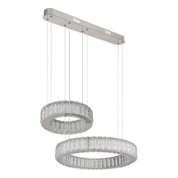 Globo - Dimmbarer LED-Kronleuchter an Aufhängung LED/80W/230V 2700-6000K + Fernbedienung