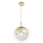 Globo - Ersatzglas für Kronleuchter VARUS E27, goldfarben, Ø 20 cm