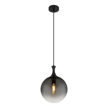 Globo - Hängeleuchte 1xE27/10W/230V d 25 cm schwarz