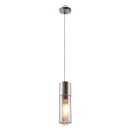 Globo - Hängeleuchte 1xE27/25W/230V d 10,5 cm matt Chrom
