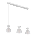 Globo - Hängeleuchte 3xE14/40W/230V weiß
