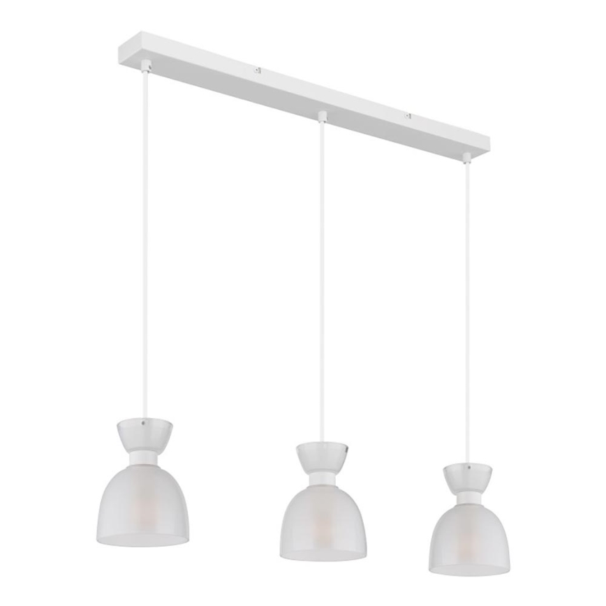 Globo - Hängeleuchte 3xE14/40W/230V weiß