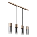 Globo - Hängeleuchte 3xE27/25W/230V bronzen