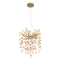 Globo - Hängeleuchte an Kabel 4xE14/40W/230V goldfarben