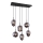 Globo - Hängeleuchte an Kabel 6xE14/40W/230V schwarz