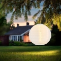 Globo - Höhenverstellbare LED-Solar-Hängeleuchte LED/0,5W/3V IP44 weiß 300 mAh
