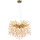 Globo - Kronleuchter an Kabel 8xE14/40W/230V goldfarben
