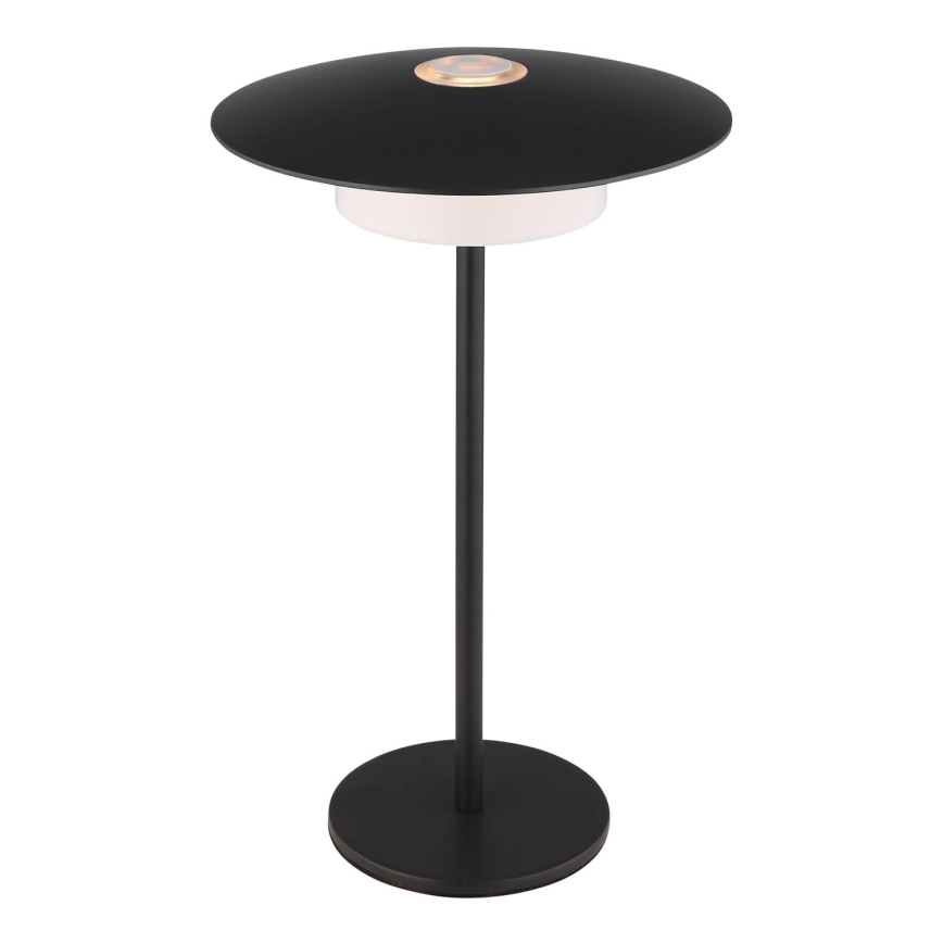 Globo - LED Außen-Tischlampe mit Touch-Bedienung, wiederaufladbar LED/3W/3,7V 1800/2700/3000K IP44 1800 mAh schwarz