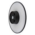 Globo - LED Außenwandleuchte LED/15W/230V 3000/4000/6000K Ø 25,2 cm IP44 schwarz