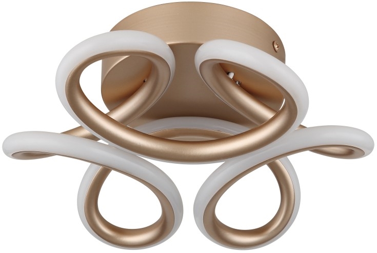 Globo - LED-Deckenleuchte LED/24W/230V 2700/4000/6000K d 26 cm golden