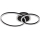 Globo - LED-Deckenleuchte LED/30W/230V 2700/4500/6500K d 33x50 cm schwarz
