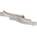Globo - LED-Deckenleuchte LED/35W/230V 3200K 18x108 cm golden