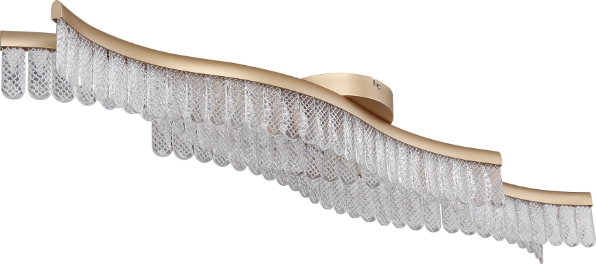 Globo - LED-Deckenleuchte LED/35W/230V 3200K 18x108 cm golden