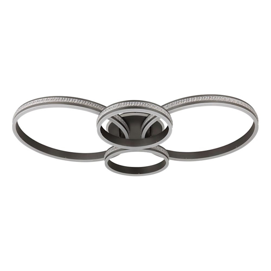 Globo - LED-Deckenleuchte LED/39W/230V 2700/4500/6500K 106x60 cm anthrazit