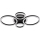 Globo - LED-Deckenleuchte LED/40W/230V 2700/4500/6500K d 35,5x53 cm schwarz