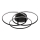 Globo - LED-Deckenleuchte LED/40W/230V 4000K d 45,6 cm schwarz