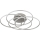 Globo - LED-Deckenleuchte LED/55W/230V 4000K d 51,5 cm matt Chrom