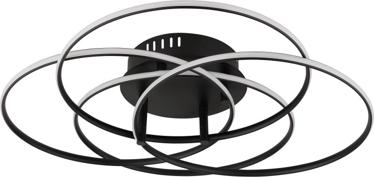 Globo - LED-Deckenleuchte LED/55W/230V 4000K d 51,5 cm schwarz