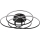 Globo - LED-Deckenleuchte LED/55W/230V 4000K d 51,5 cm schwarz