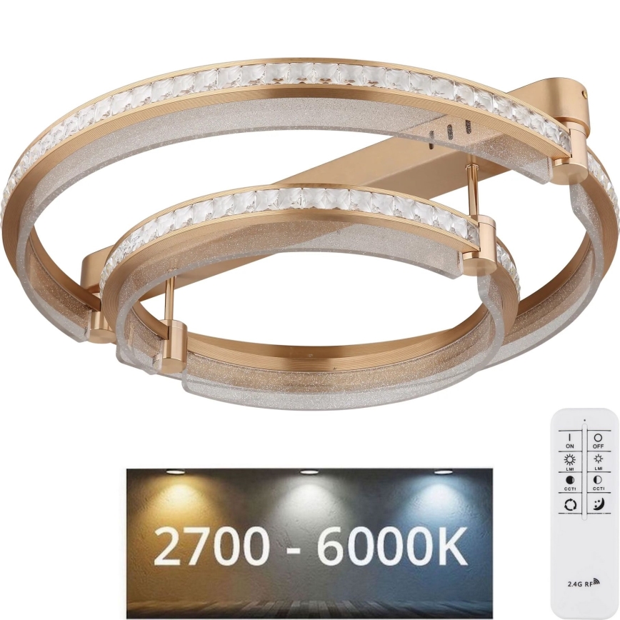 Globo - LED dimmbare Deckenleuchte LED/78W/230V 2700K-6000K + Fernbedienung