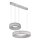 Globo - LED dimmbare Hängeleuchte an Seil LED/80W/230V 2700-6000K + Fernbedienung