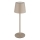Globo - LED dimmbare Outdoor-Tischlampe mit Touch-Steuerung LED/2W/5V 3000/4000/6000K 2200 mAh IP44 cremefarben