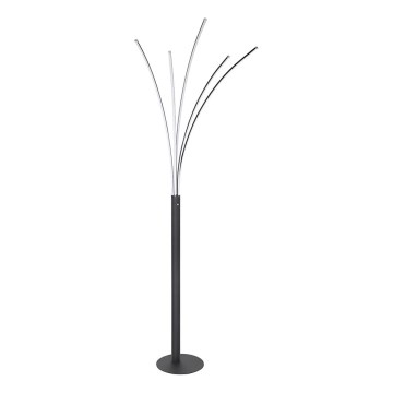 Globo - LED dimmbare Stehleuchte mit Touchfunktion LED/36W/230V glänzender Chrom