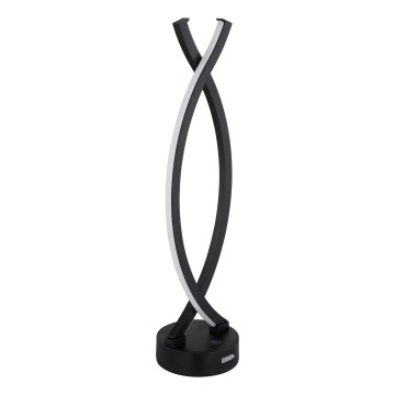 Globo - LED dimmbare Touch-Tischlampe LED/1W/3,7V 3000K 1800 mAh USB schwarz