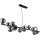 Globo - LED-Hängeleuchte 13xG9/3,5W/230V rauchig/schwarz