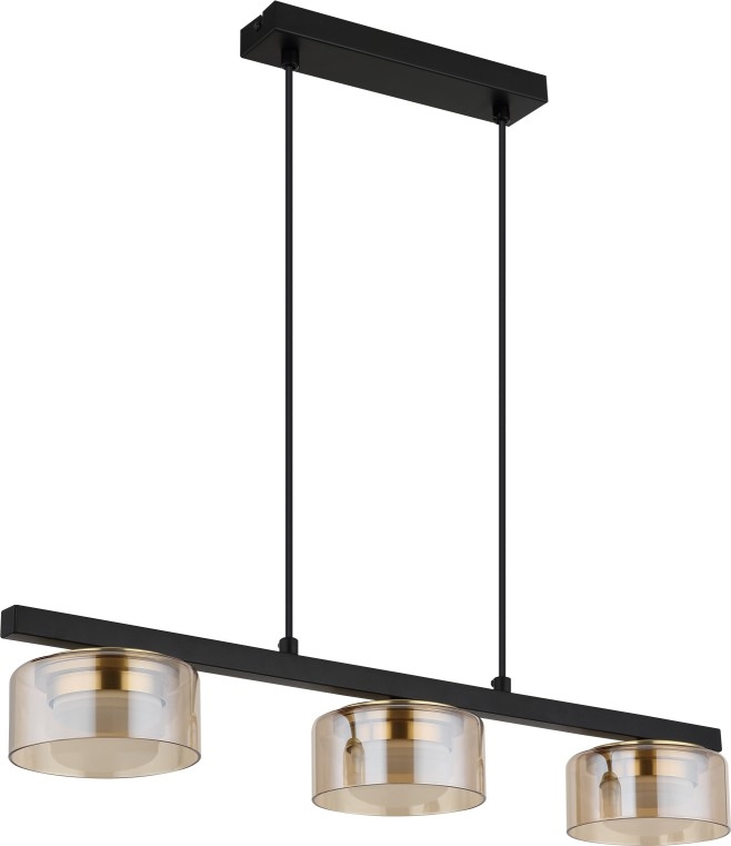 Globo - LED-Hängeleuchte 3xGX53/6W/230V rauchig/braun