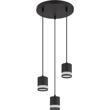 Globo - LED-Hängeleuchte 3xGX53/7W/230V 3000K schwarz