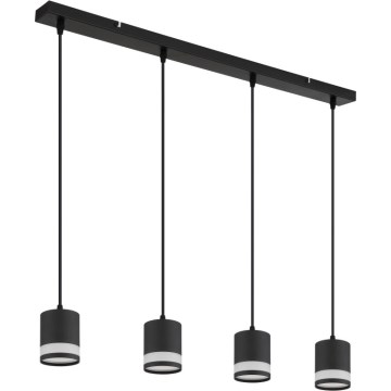 Globo - LED-Hängeleuchte 4xGX53/7W/230V 3000K schwarz