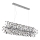 Globo - LED-Hängeleuchte an Stahlseil 12xG9/3,5W/230V glänzender Chrom